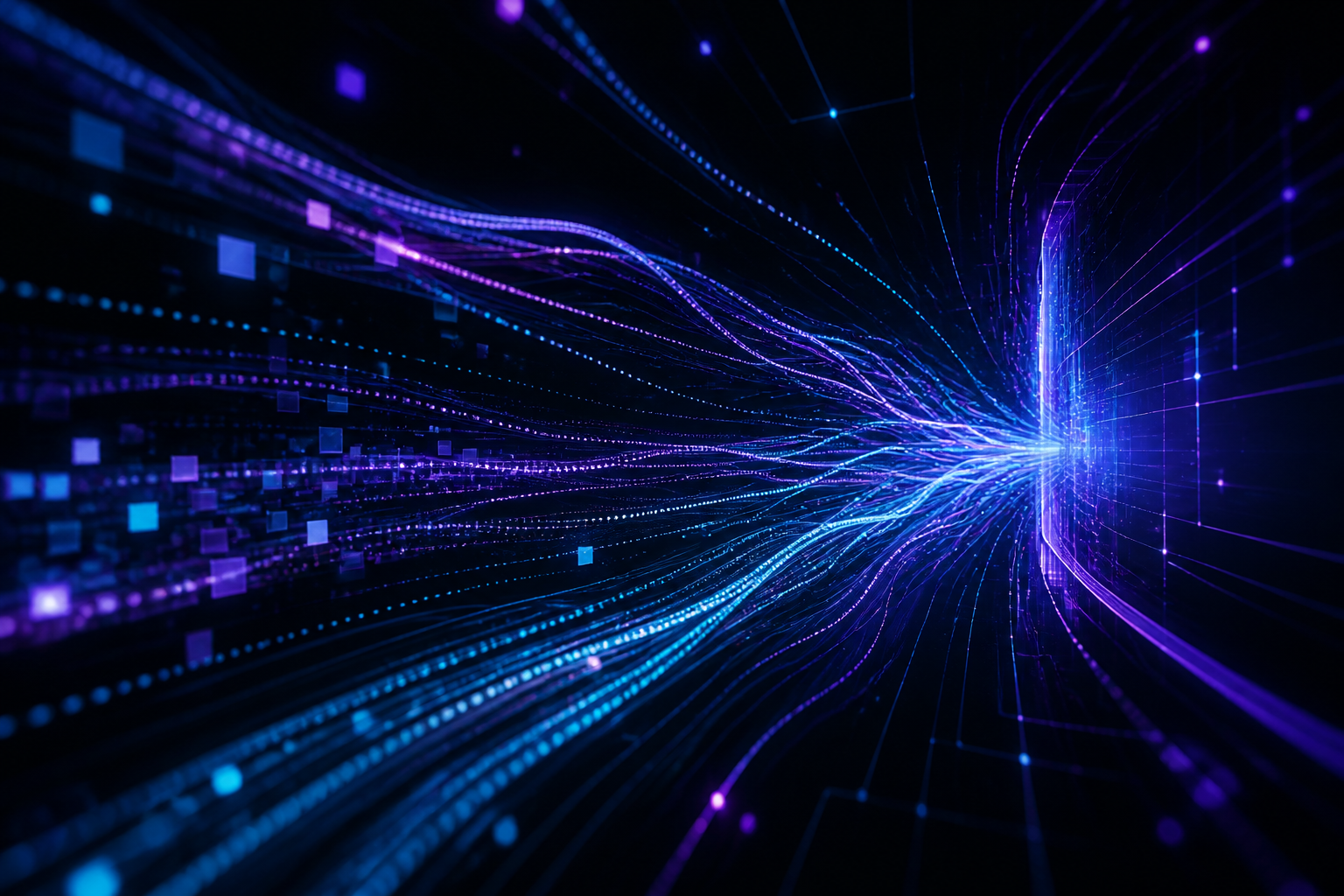 Abstract data flow visualization
